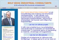 Hemsida Rolf Skog Industrial Consultants